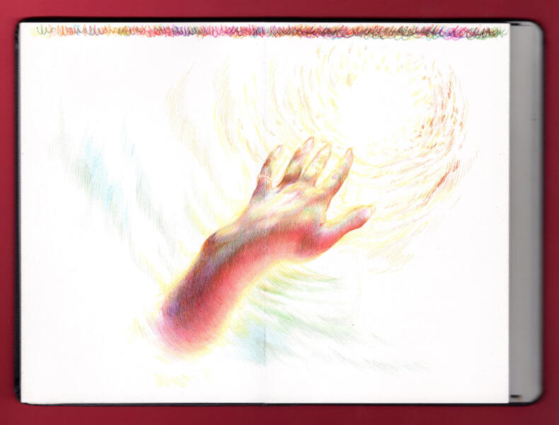 hand study ink 2022